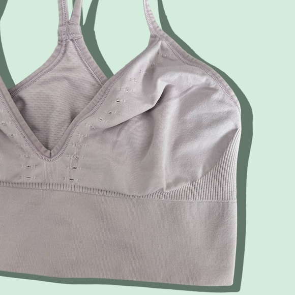 Women’s SPANX Light Pink Mauve Sports Bra Size Medium - Picture 4 of 7